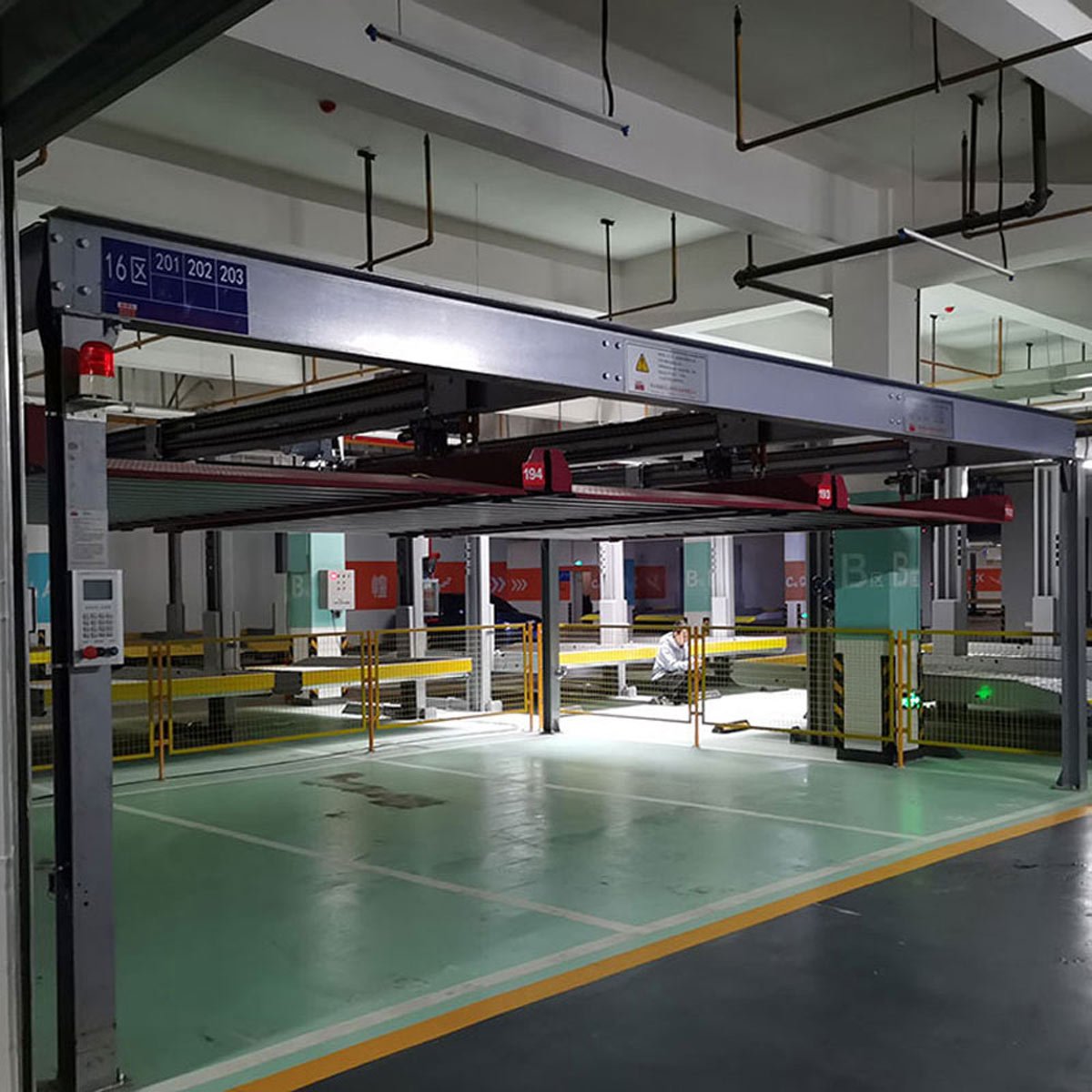 千陽二層簡易升降式機械立體停車設備